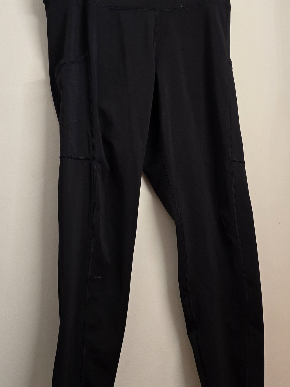 Banana Republic Women's Active Black Leggings  w/ Side Pockets